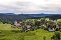 Blick vom Hochfirstweg auf Saig